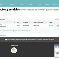 Factoría Digital mis productos