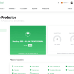 Listado de nuestros productos de hosting con Factoría Digital
