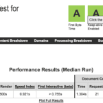 Test velocidad sobre Factoria Digital Webpagetest