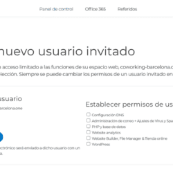 Gestión de usuarios con One.com