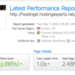 TestdevelocidadsobreHostingerelhechoconGTmetrix