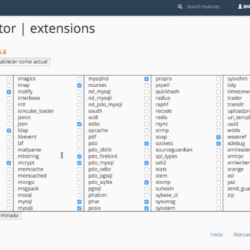 Nominalia, selector de php