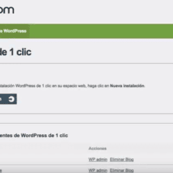 InstalaciónWordPressenclic