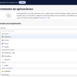 El instalador de aplicaciones de SiteGround