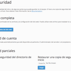 Crea copias de seguridad con Host Europe