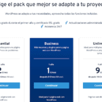 Precios hosting WordPress de IONOS