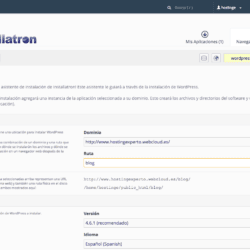 Instalar WordPress con Raiola Networks