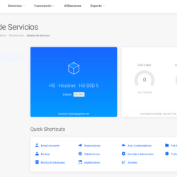 Administración alojamiento Hostinet