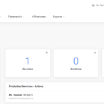 Hostinet panel de administración