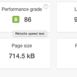 Prueba sobre el hosting SSD de hostinet hecha con Pingdom