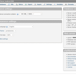 GoDaddy PHPMyAdmin