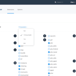 Versiones de PHP con GoDaddy