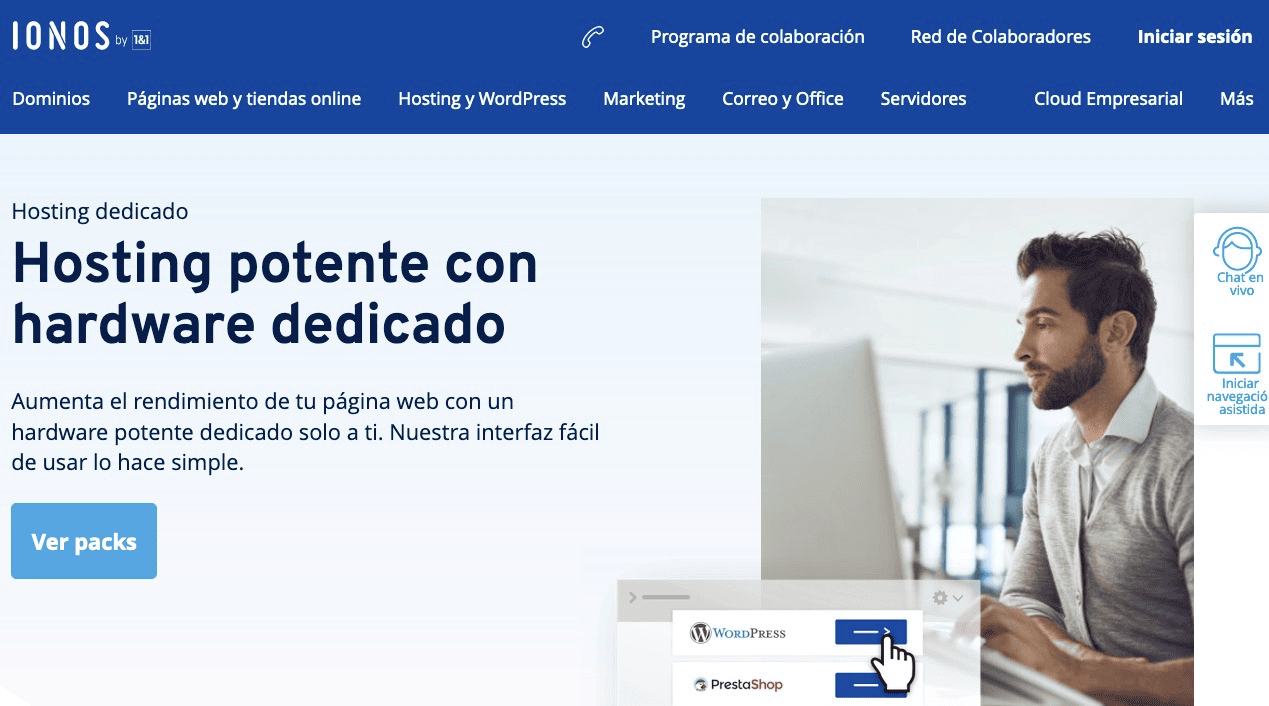 Servidores dedicados de Ionos