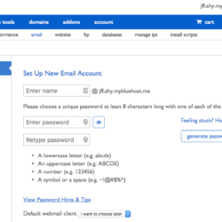 Bluehost Crearcuentadeemail