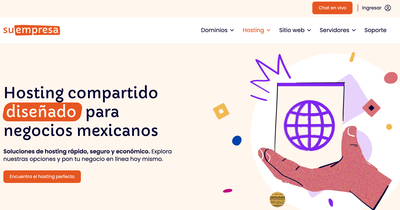 Su empresa hosting compartido en México
