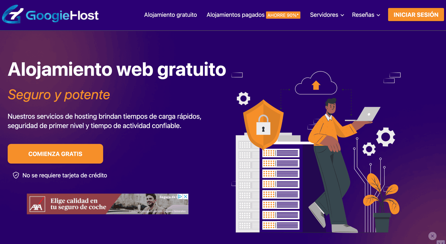 GoogieHost alojamiento web gratis
