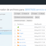 Hostalia administrador de archivos