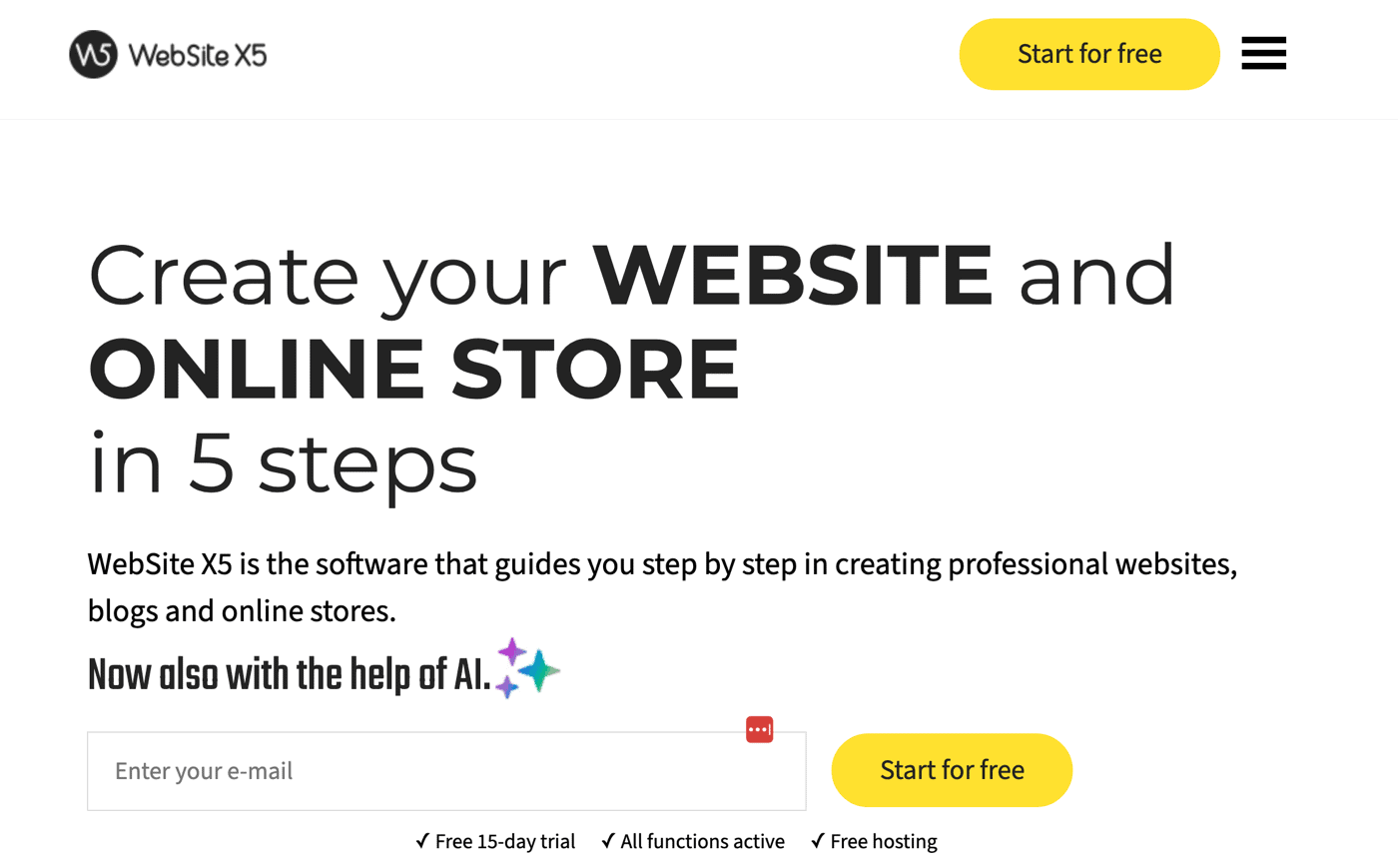 WebSitex5, programa para crear páginas web