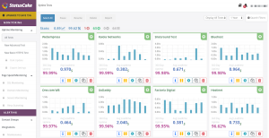 Test de uptime sobre los proveedores