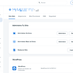 Administrar tu sitio web con DreamHost