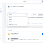 Control de versiones de PHP con DreamHost