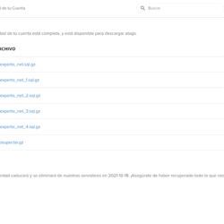 Copias de seguridad con DreamHost