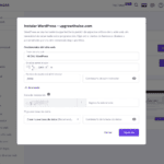 Instalador automático de WordPress de Hostinger