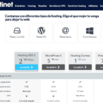 Planes de hosting compartido de Hostinet