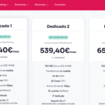 Planes de servidores dedicados con Webempresa