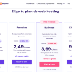 Planes de alojamiento web de Hostinger