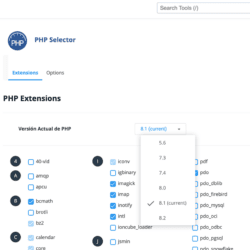 Gestor de PHP de GoDaddy