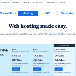 Precios del hosting web de Bluehost