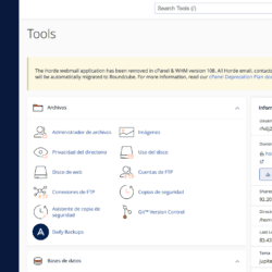 El cPanel de GoDaddy