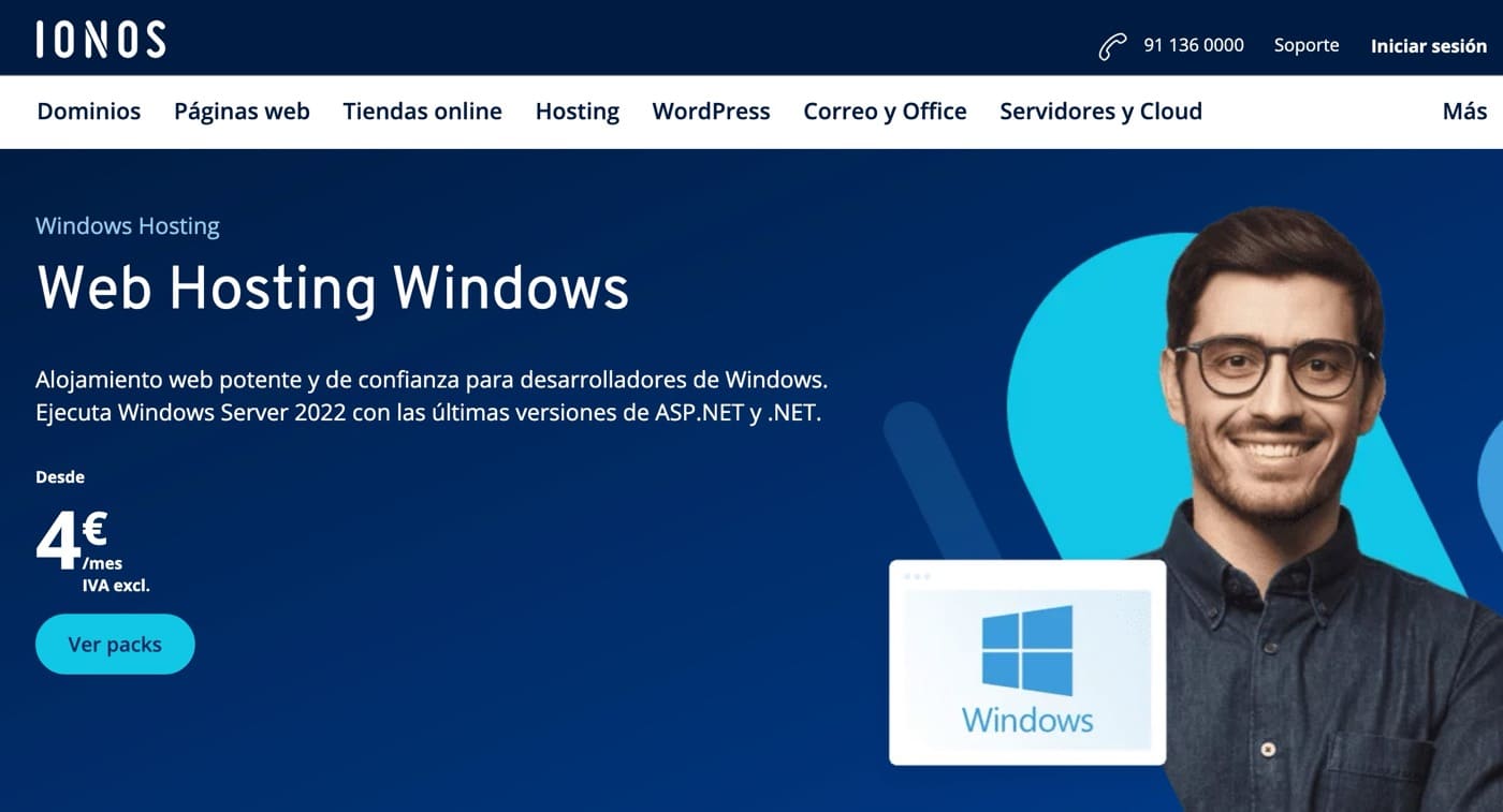 Hosting Windows de IONOS