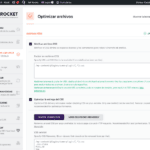 Optimización de CSS y JS con WP Rocket